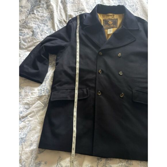 Loro Piana Storm System  rain protection CASHMERE DOUBLE BREASTED OVERCOAT XXL - Picture 8 of 15